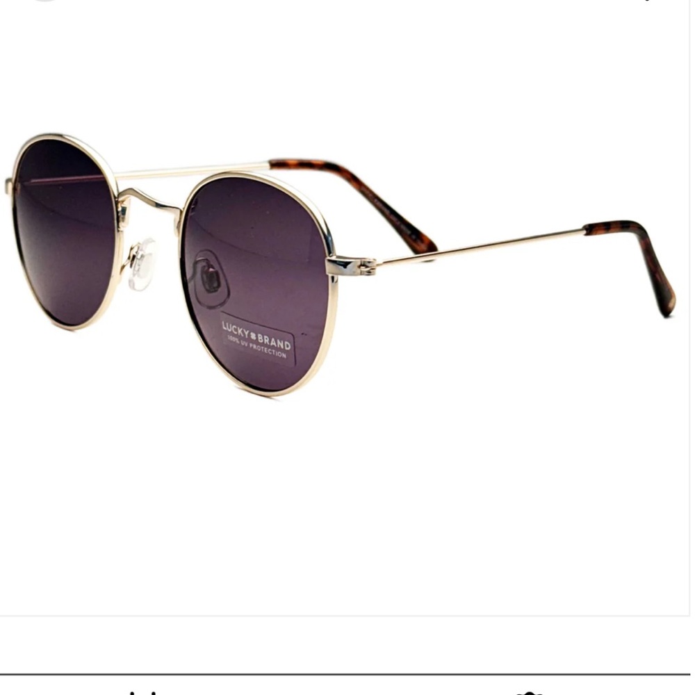 Lucky Brand NELS-0GOL-51 gold frame glasses